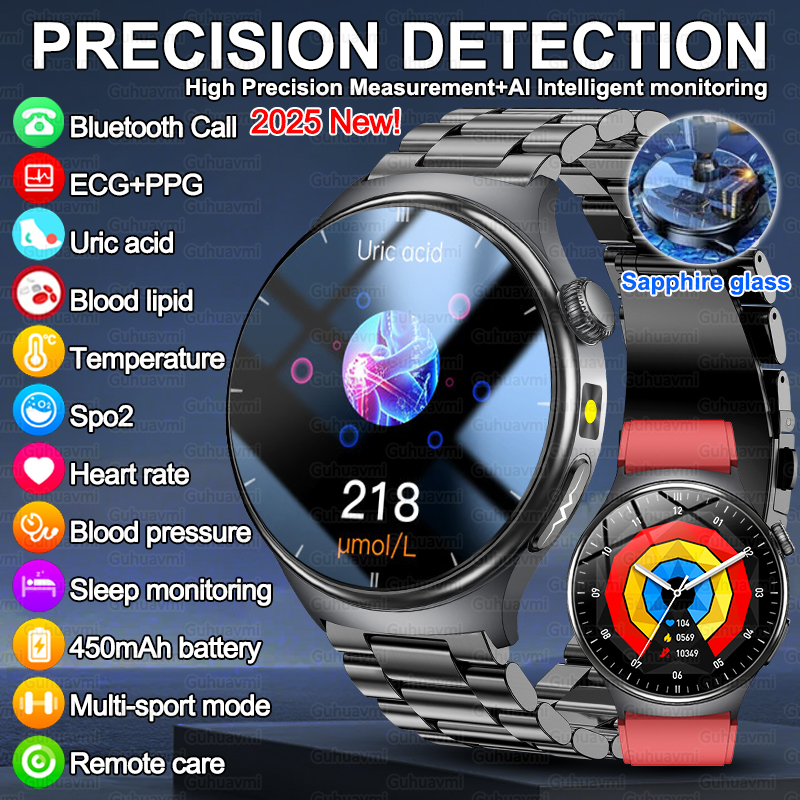 Gmt Dual Timezone Watch - 2026New Blood Fat Uric Acid Health