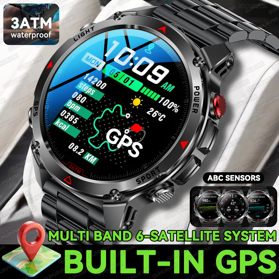 Gmt Dual Timezone Watch - 2026 New Precise GPS Smart Watch