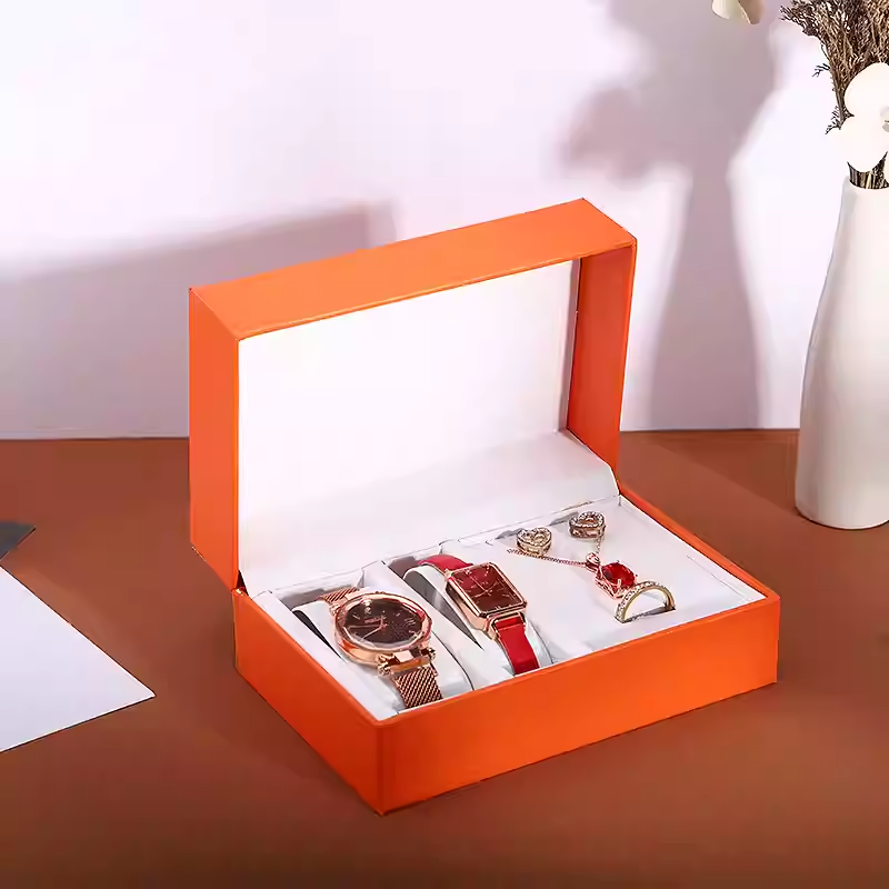 Luxury Watch Holder For Men - Watch Box Luxury Pu Leather Fashion