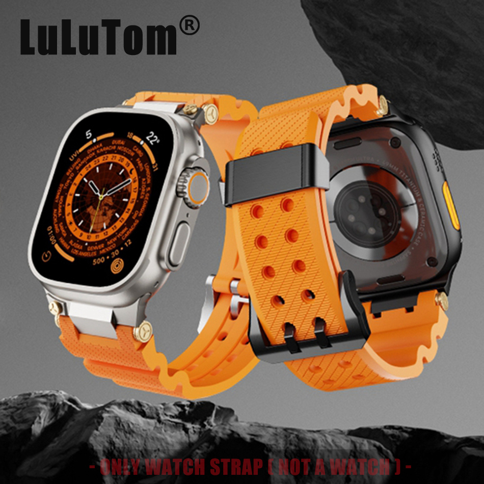 Luxury Watch German - Luxury Silicone Rubber Band for Apple