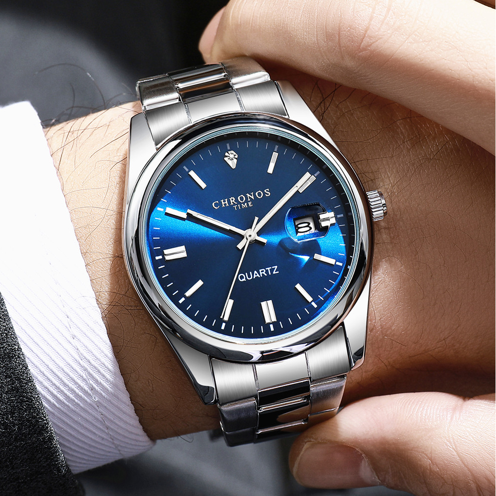 Luxury Watch Mockup - CHRONOS Top Brand Luxury Man Wristwatch