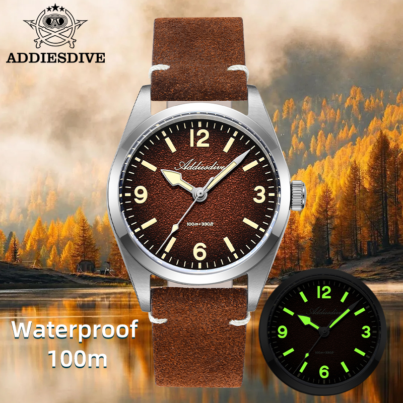 Luxury Watch Organizer - ADDIESDIVE Japan 2035 Super Luminous Leather