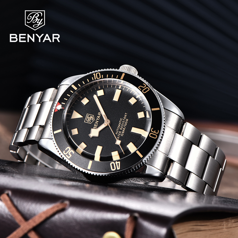Luxury Watch For Men - 2025 New BENYAR Automatic Watches Men's