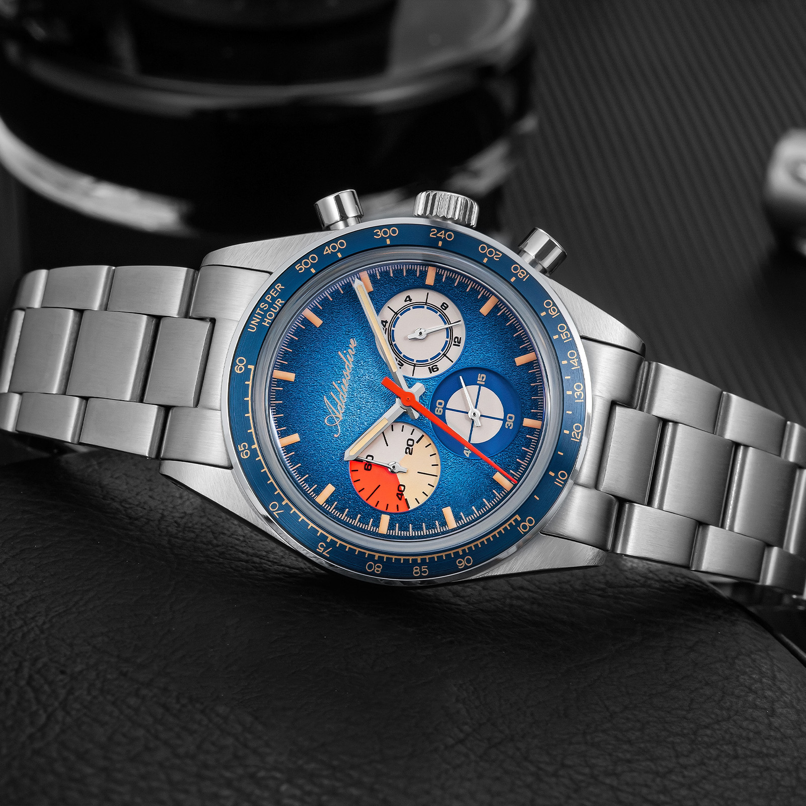 Luxury Watch Level - ADDIESDIVE Luxury Chronograph Watch 10Bar Waterproof