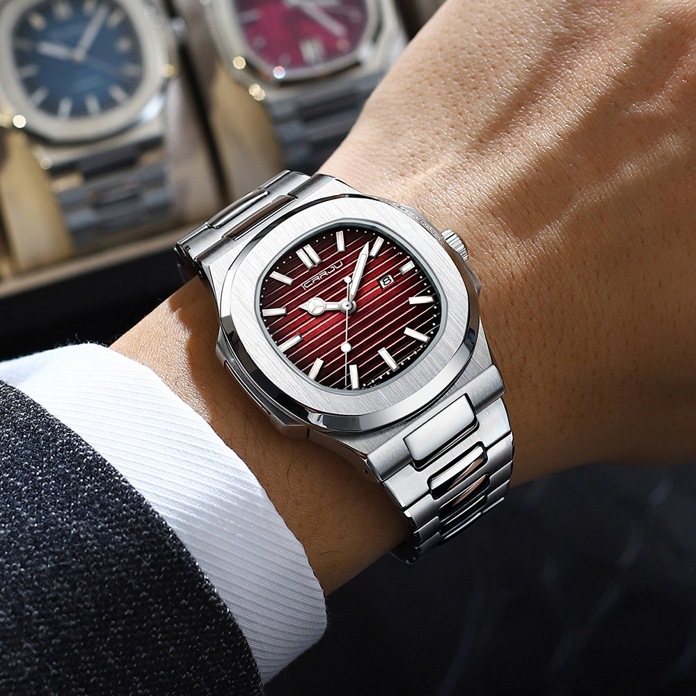 Luxury Watch Name - CRRJU Top Luxury Brand Man Watch