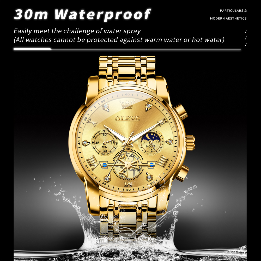 Luxury Watch For Men - OLEVS 2856 Brand original authentic watches