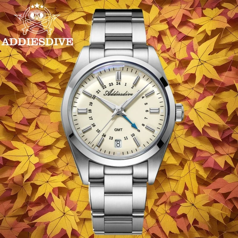 Luxury Watch For Men - ADDIESDIVE 36mm Men GMT Luxury Watch