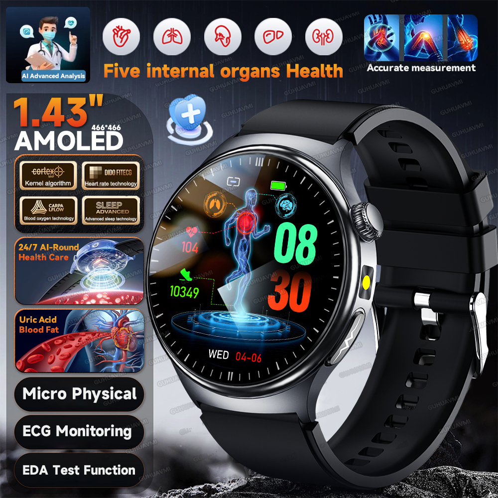 Gmt Dual Timezone Watch - New Upgraded Health Smart Watch Men