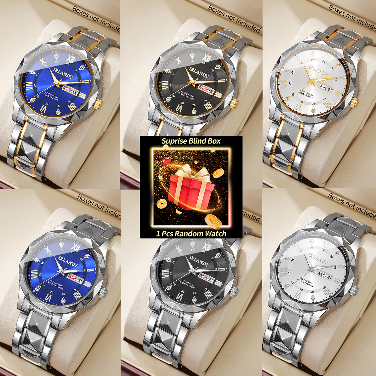 Luxury Watch For Men - 1PC Surprise Mystery Watch Blind Box-Luxury