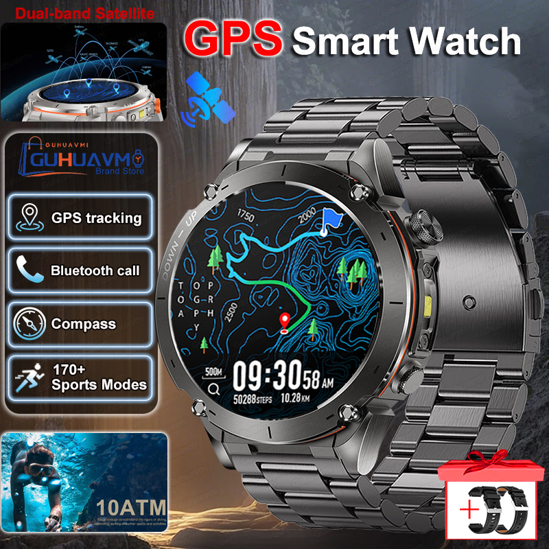 2026 New GUHUAVMI GPS Smart Wa - Gmt Dual Timezone Watch recensione e prezzo