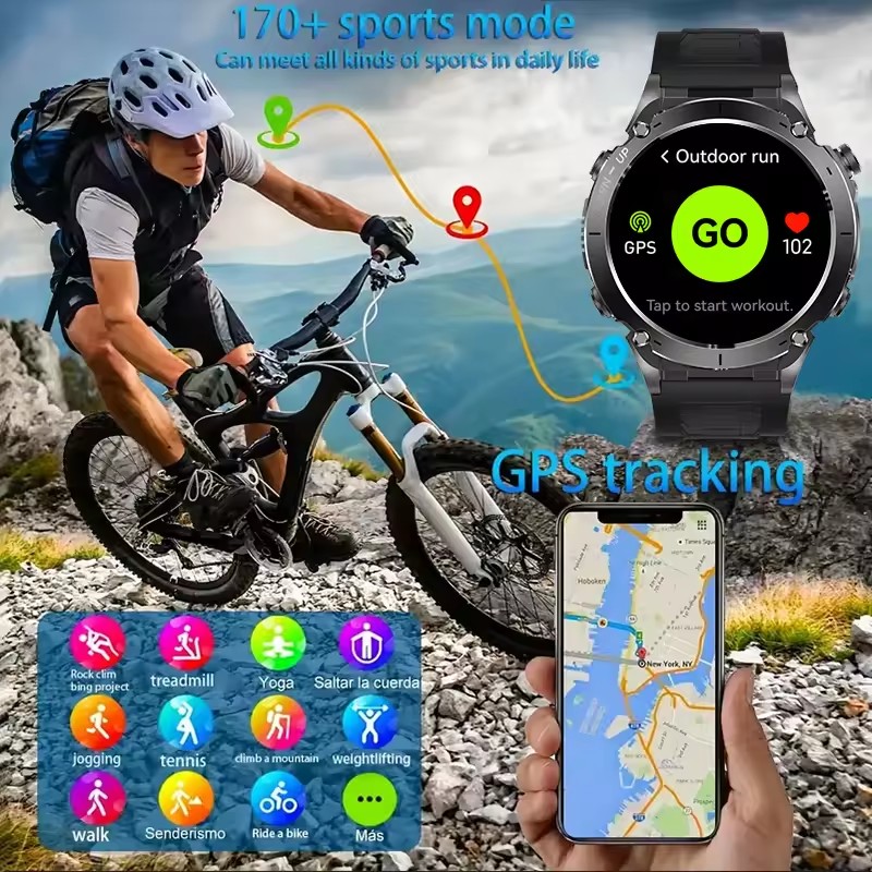 2026 New GUHUAVMI GPS Smart Wa - Gmt Dual Timezone Watch recensione e prezzo