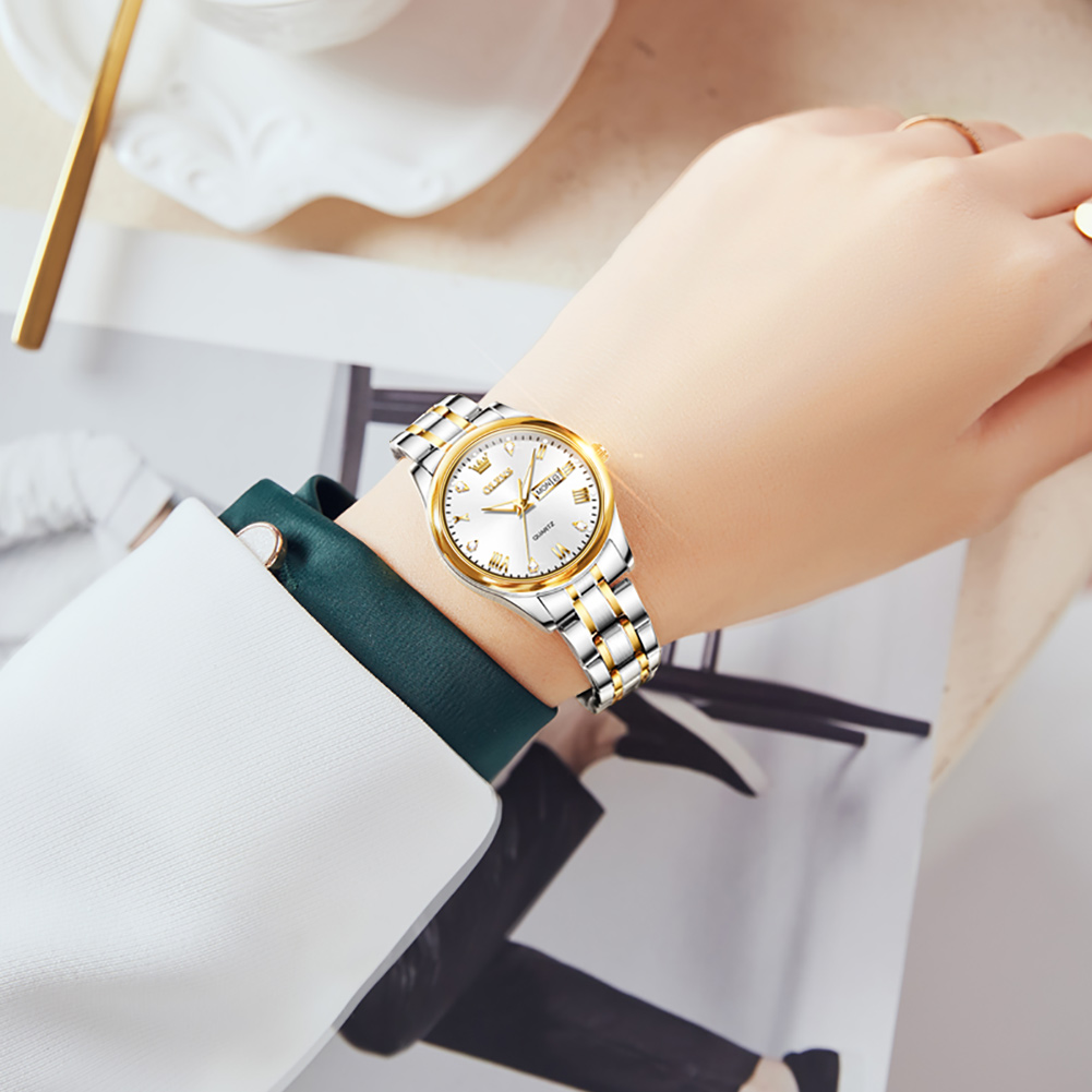 OLEVS 5563 New Fashion Women Q - Luxury Watch Leather Strap recensione e prezzo