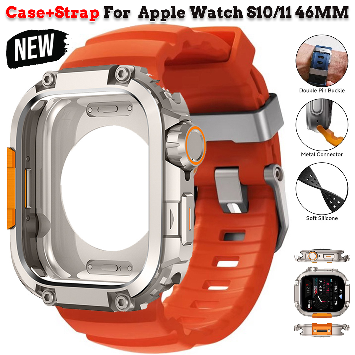 Case+Strap 2IN1 for Apple Watc - Luxury Watch German recensione e prezzo