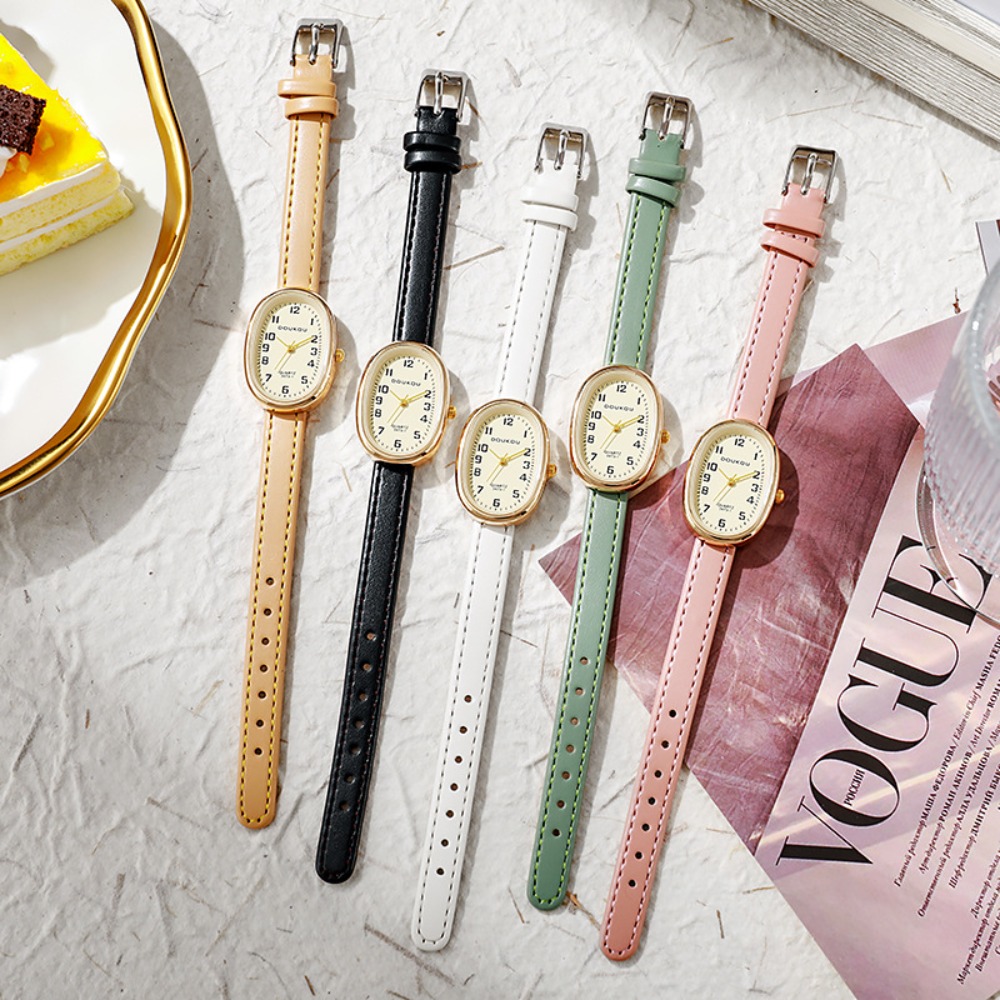 Luxury Oval Dial Women Watches - Luxury Watch Leather Strap recensione e prezzo
