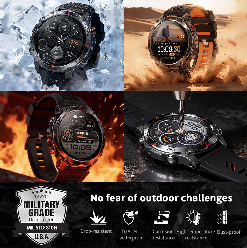 2026 New Outdoor Military GPS  - Gmt Dual Timezone Watch recensione e prezzo
