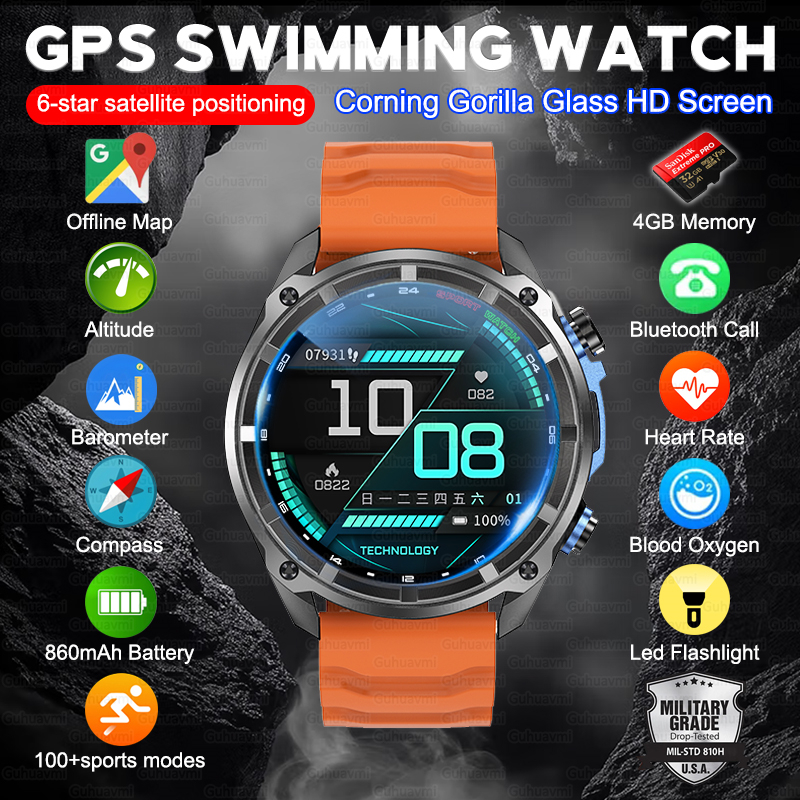 New 4GB Memory Dual-Band GPS M - Gmt Dual Timezone Watch recensione e prezzo