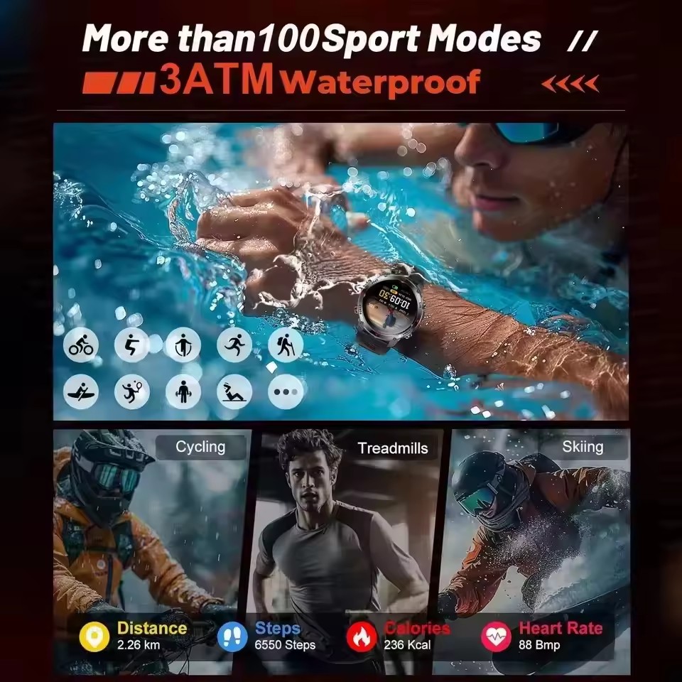 Military Professional Swim Spo - Gmt Dual Timezone Watch recensione e prezzo