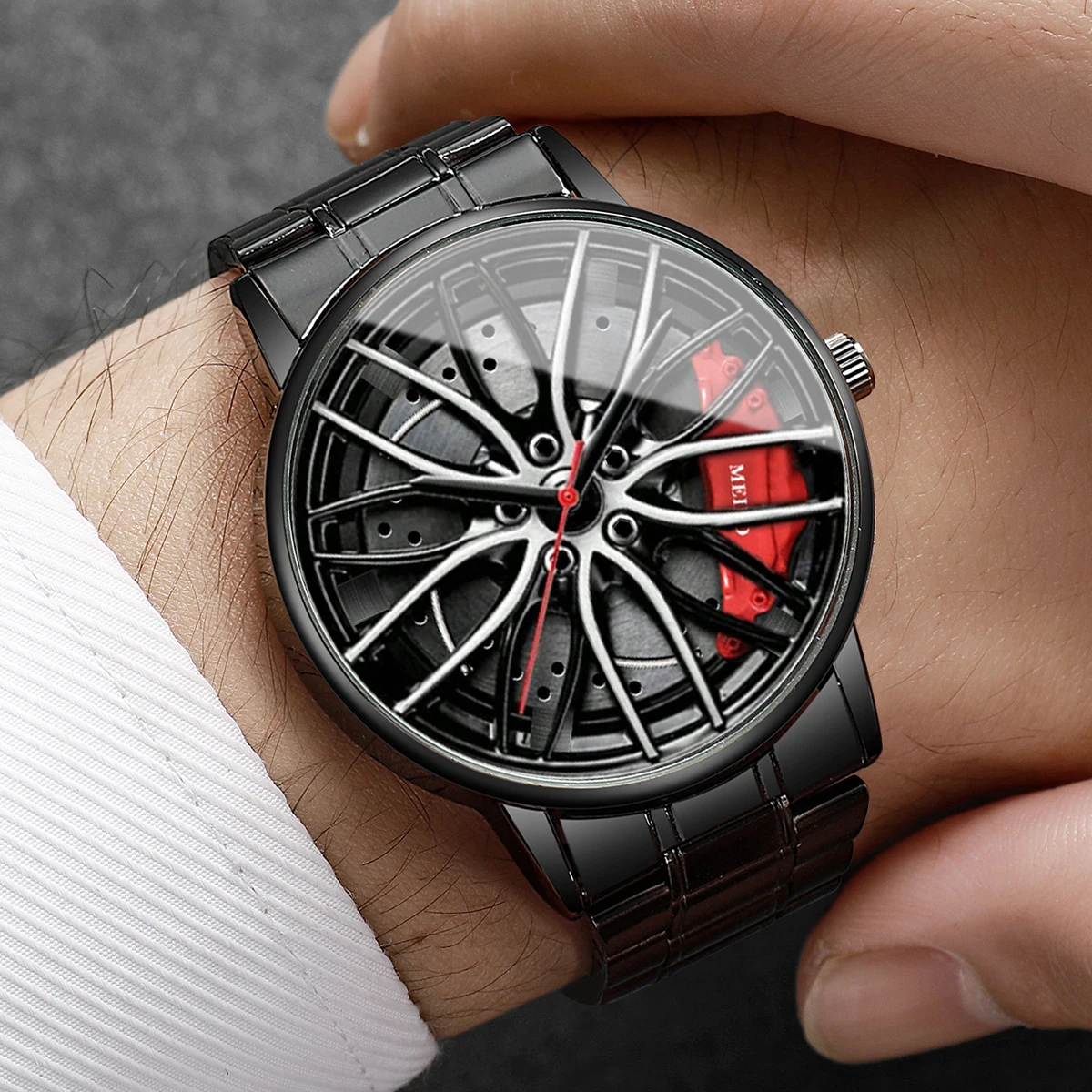 4PCS/Set Fashion 3d Car Wheel  - Luxury Watch Organizer recensione e prezzo