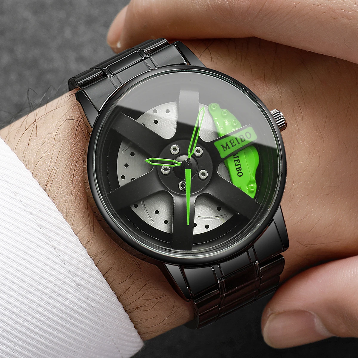 4PCS/Set Fashion 3d Car Wheel  - Luxury Watch Organizer recensione e prezzo