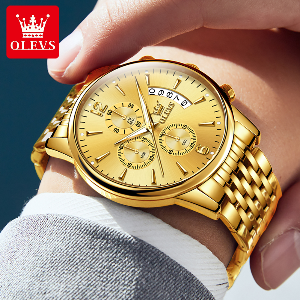 OLEVS luxury brand men's watch - Luxury Watch For Men recensione e prezzo