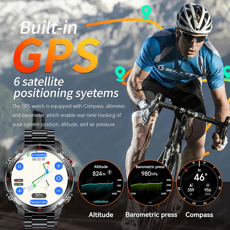 2026 New Military Grade GPS Sm - Gmt Dual Timezone Watch recensione e prezzo