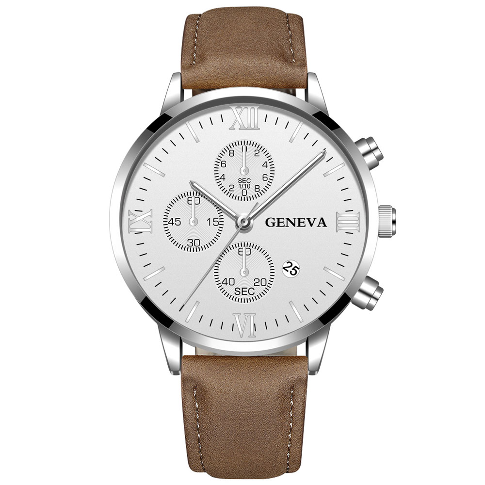 Geneva Fashion  Men Date Alloy - Luxury Watch Mockup recensione e prezzo