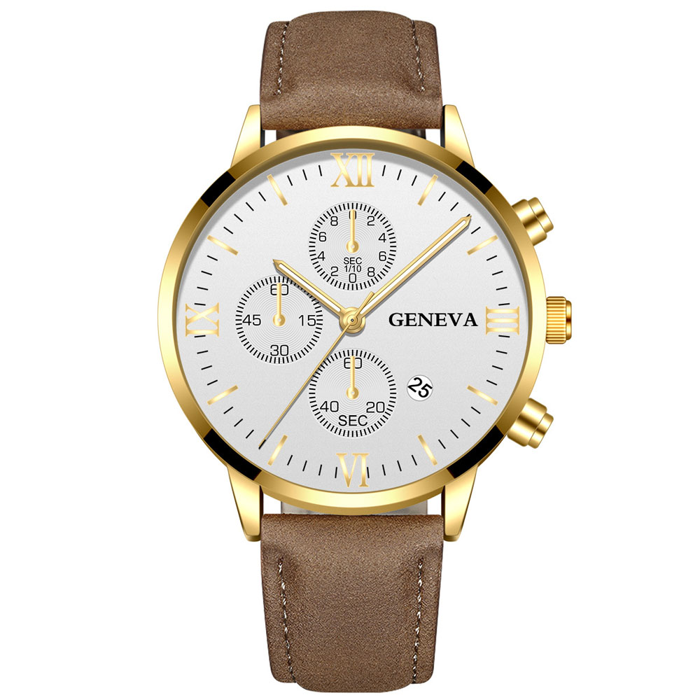 Geneva Fashion  Men Date Alloy - Luxury Watch Mockup recensione e prezzo