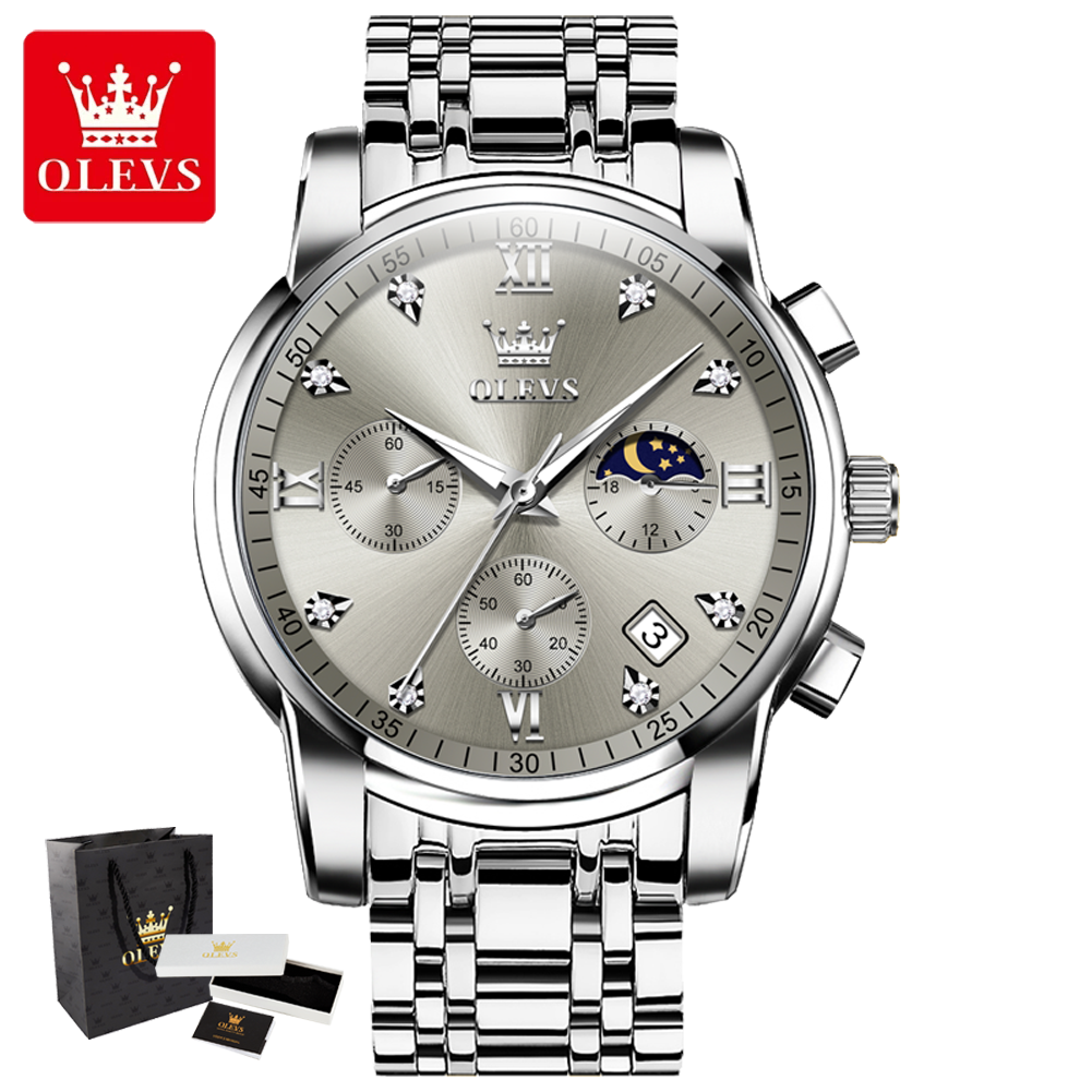 OLEVS 2858 Quartz Watch for Me - Luxury Watch For Men recensione e prezzo
