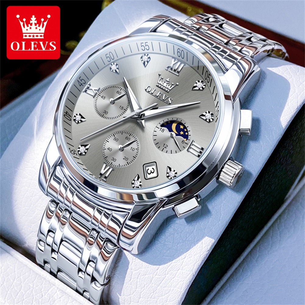 OLEVS 2858 Quartz Watch for Me - Luxury Watch For Men recensione e prezzo
