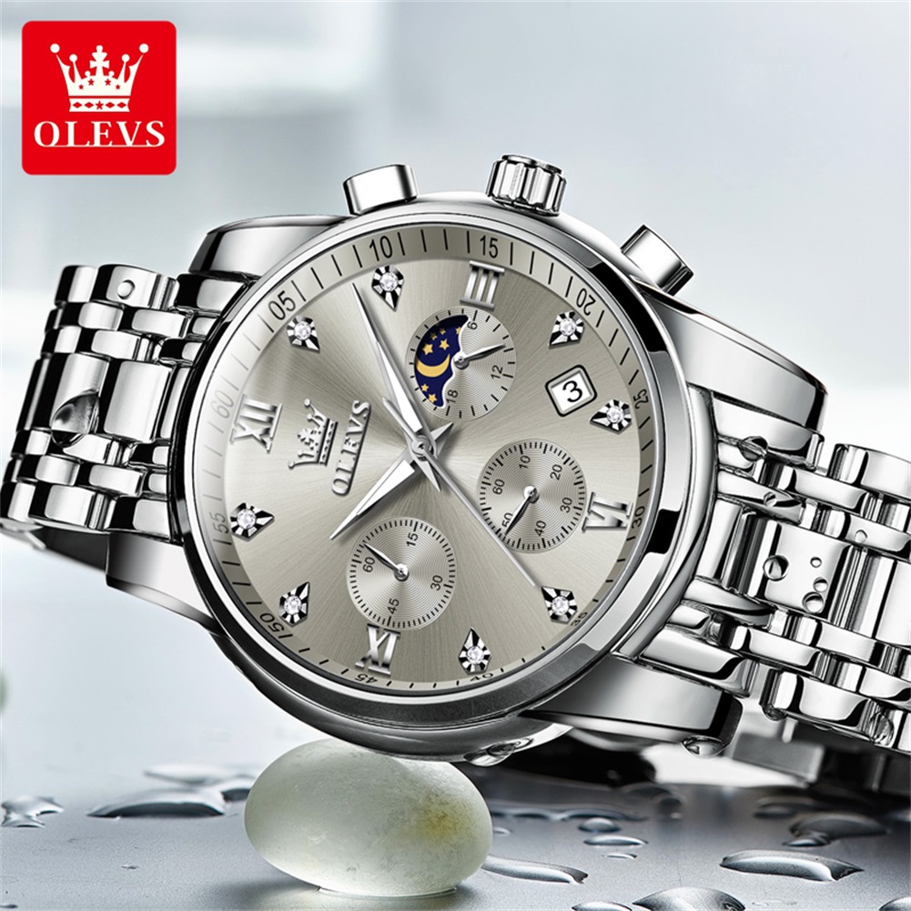 OLEVS 2858 Quartz Watch for Me - Luxury Watch For Men recensione e prezzo
