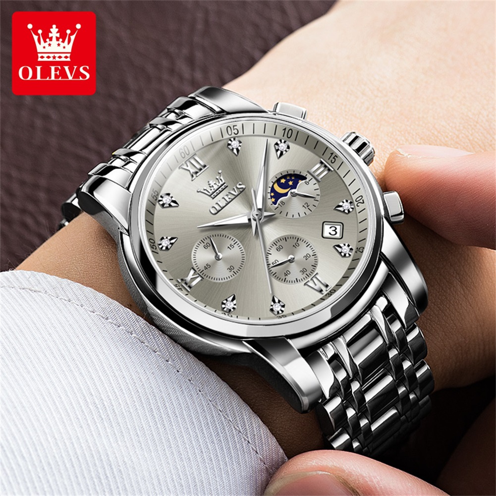 OLEVS 2858 Quartz Watch for Me - Luxury Watch For Men recensione e prezzo