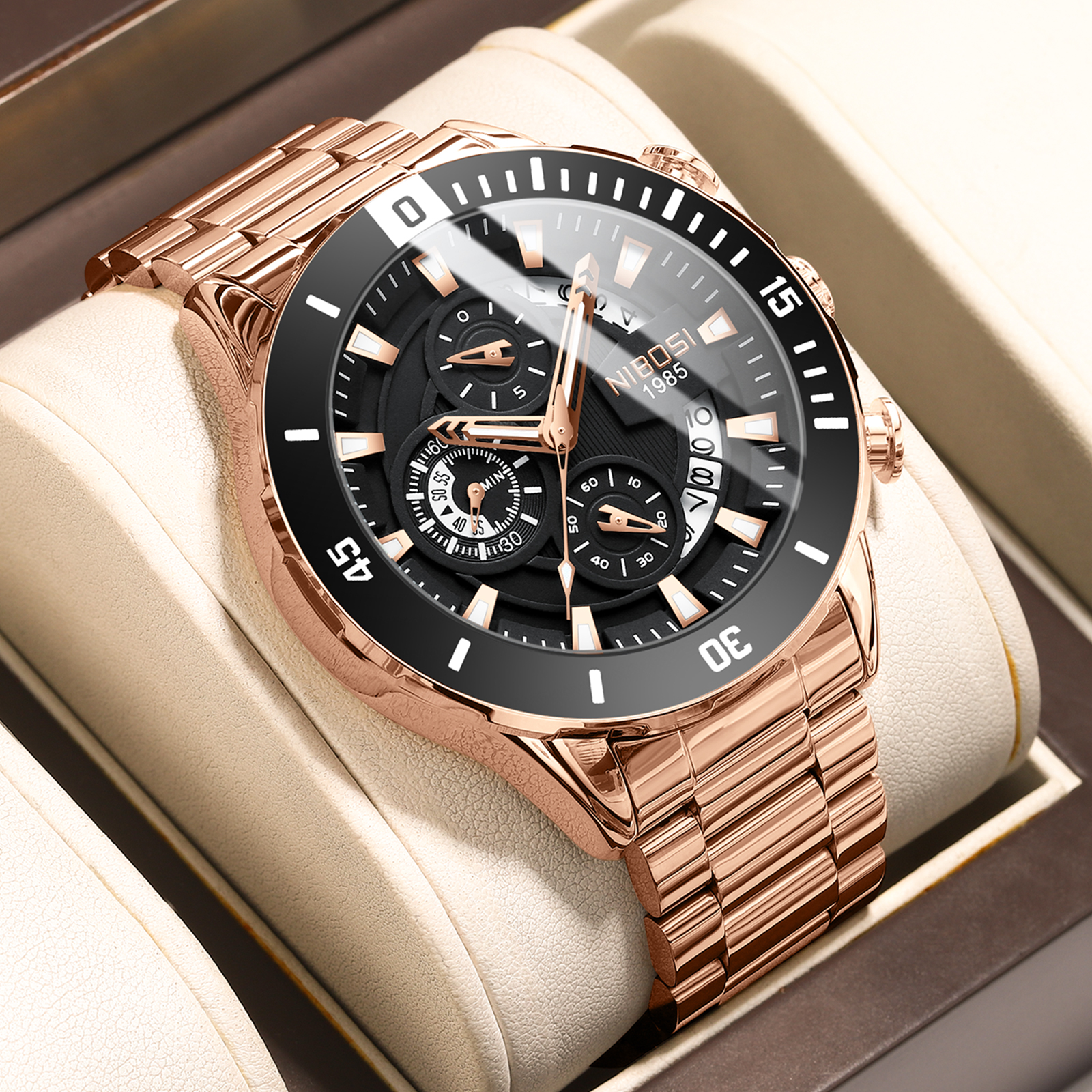 NIBOSI New Men's Watches Top B - Luxury Watch For Men recensione e prezzo