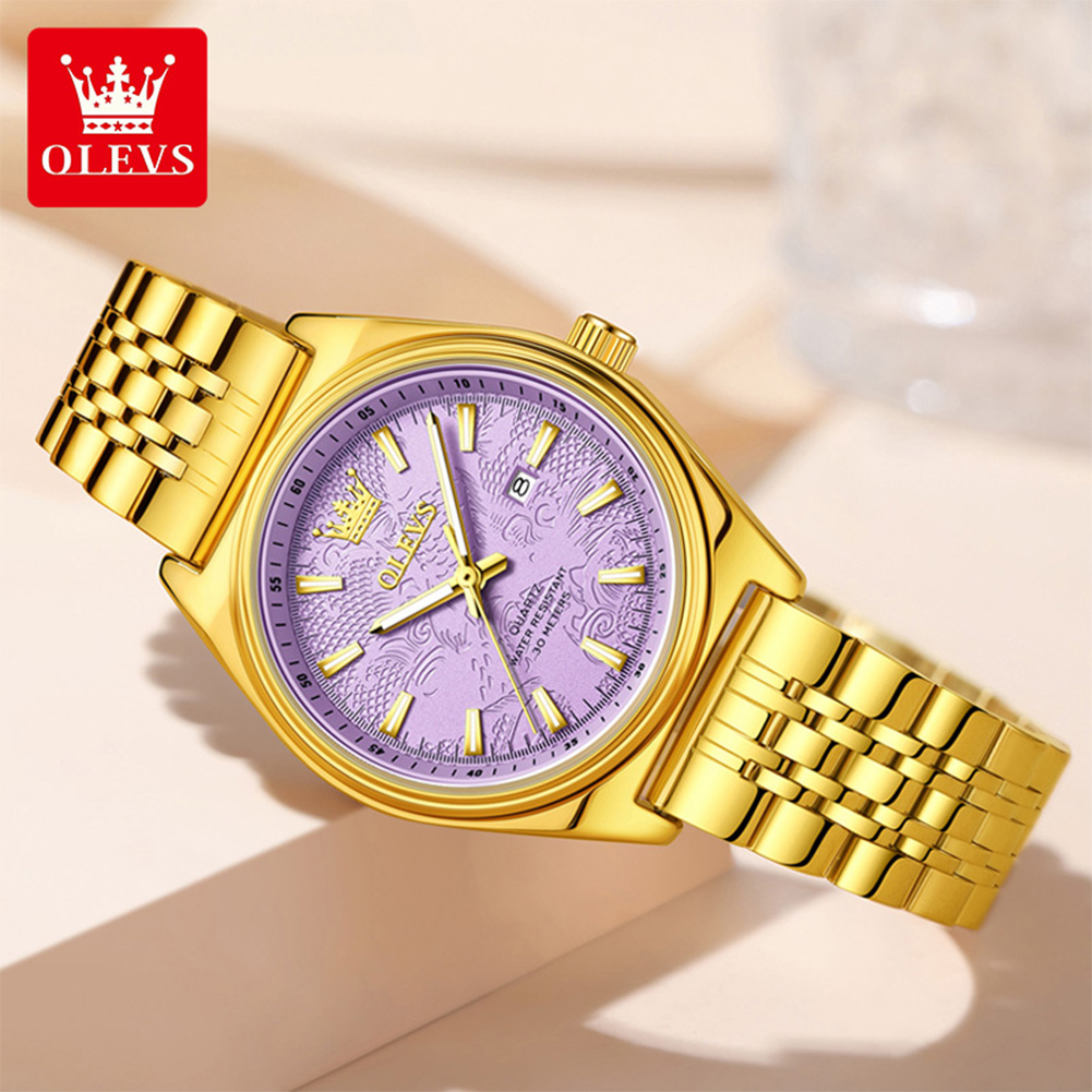 OLEVS Brand Luxury Gold Watch  - Luxury Watch Brand For Women recensione e prezzo