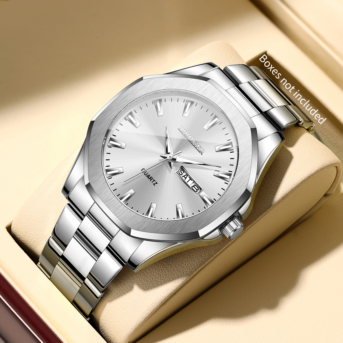 Luxury Stainless Steel Men's C - Luxury Watch Organizer recensione e prezzo