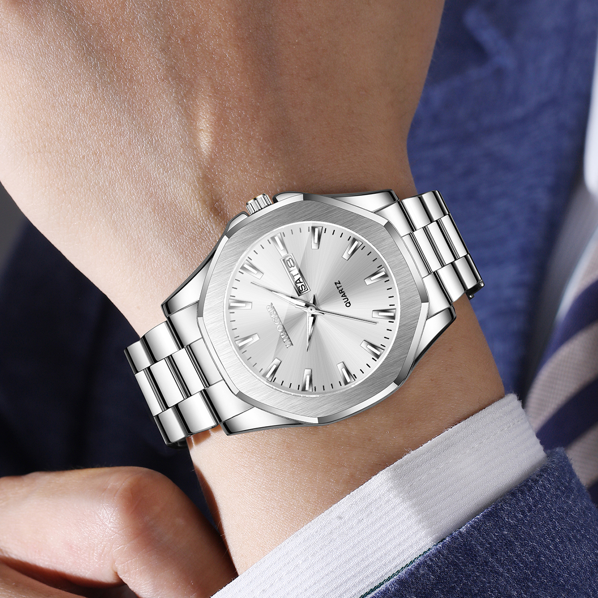 Luxury Stainless Steel Men's C - Luxury Watch Organizer recensione e prezzo