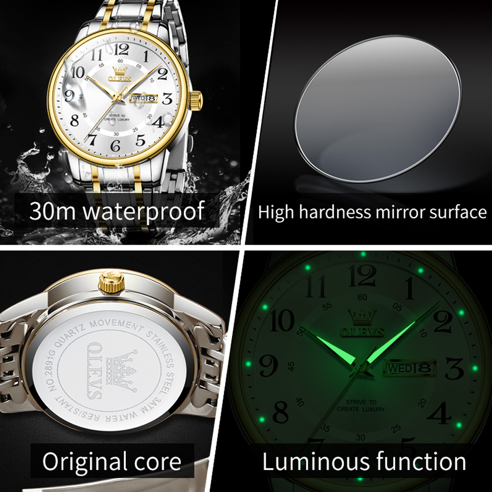 OLEVS Casual fashion men's wat - Luxury Watch For Men recensione e prezzo