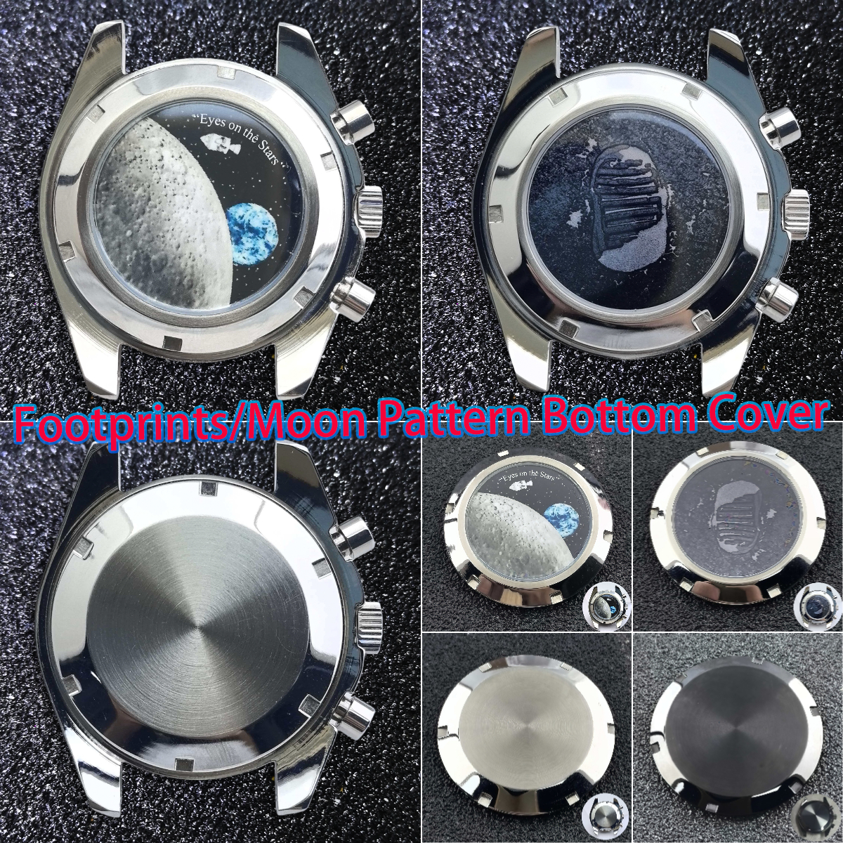 37mm Footprints/moon pattern b - Exhibition Caseback recensione e prezzo