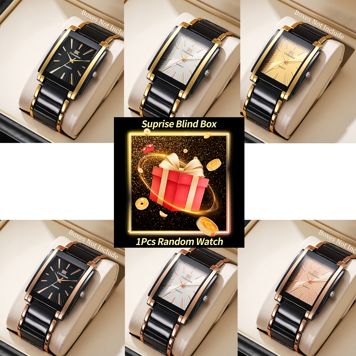 1PC Surprise Mystery Blind Wat - Luxury Watch For Men recensione e prezzo