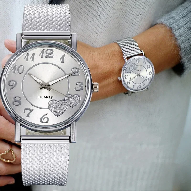 Elegant Rose Gold Heart Dial W - Luxury Watch Level recensione e prezzo