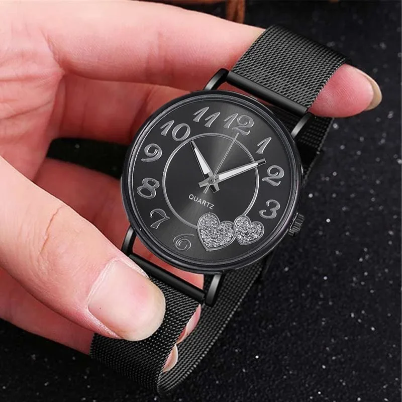 Elegant Rose Gold Heart Dial W - Luxury Watch Level recensione e prezzo