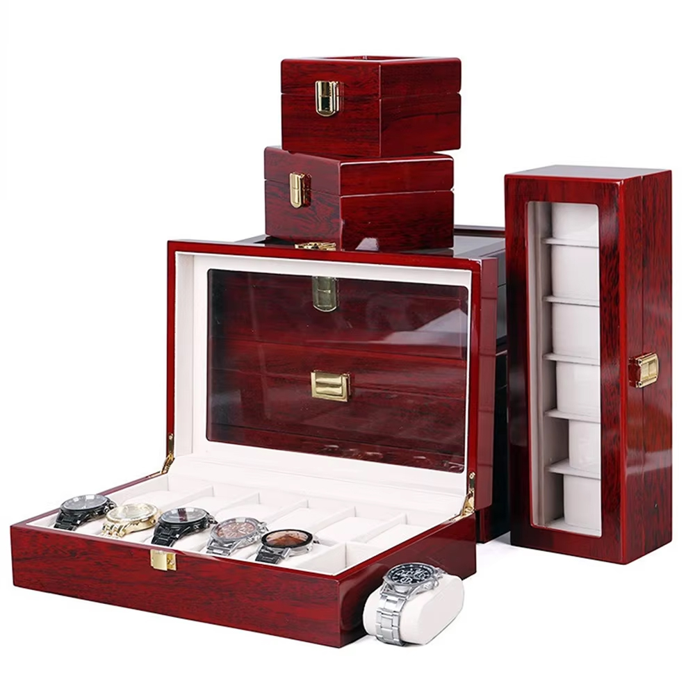Luxury Wooden Watch Box 1/2/3/ - Luxury Watch Holder For Men recensione e prezzo