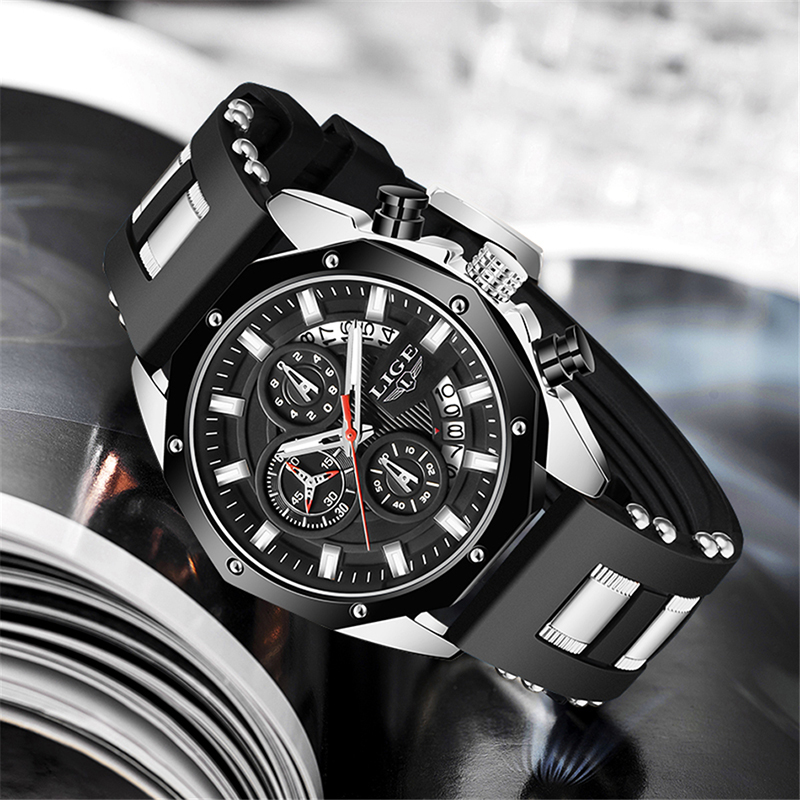LIGE Fashion Outdoor Quartz Ma - Luxury Watch For Men recensione e prezzo