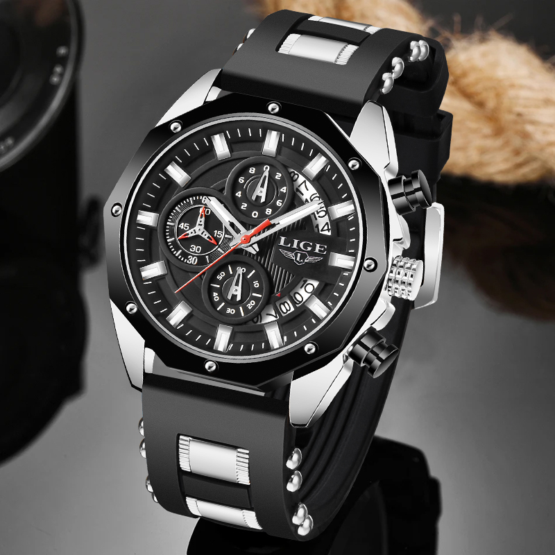LIGE Fashion Outdoor Quartz Ma - Luxury Watch For Men recensione e prezzo