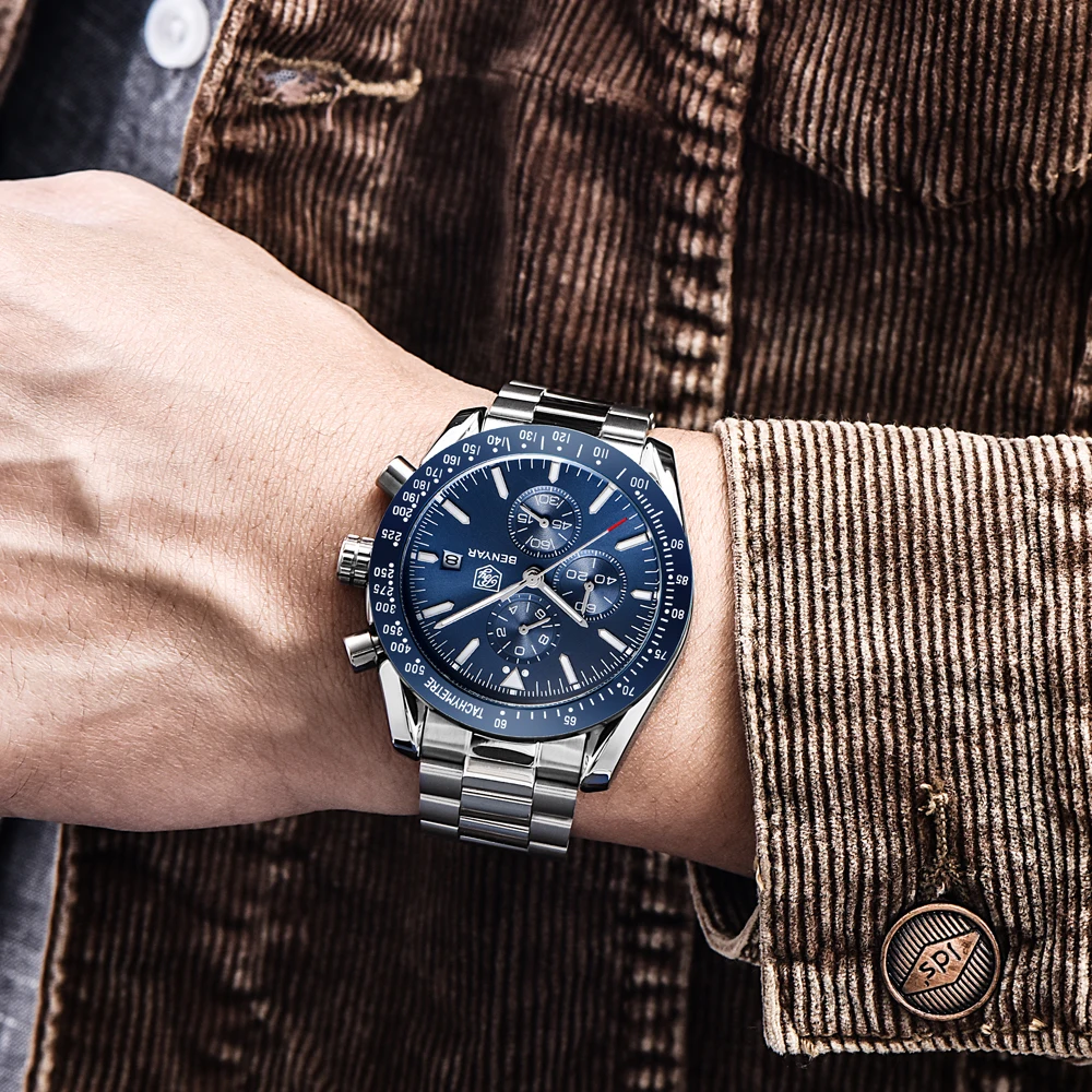 Men Watch BENYAR Top Brand Lux - Luxury Watch German recensione e prezzo
