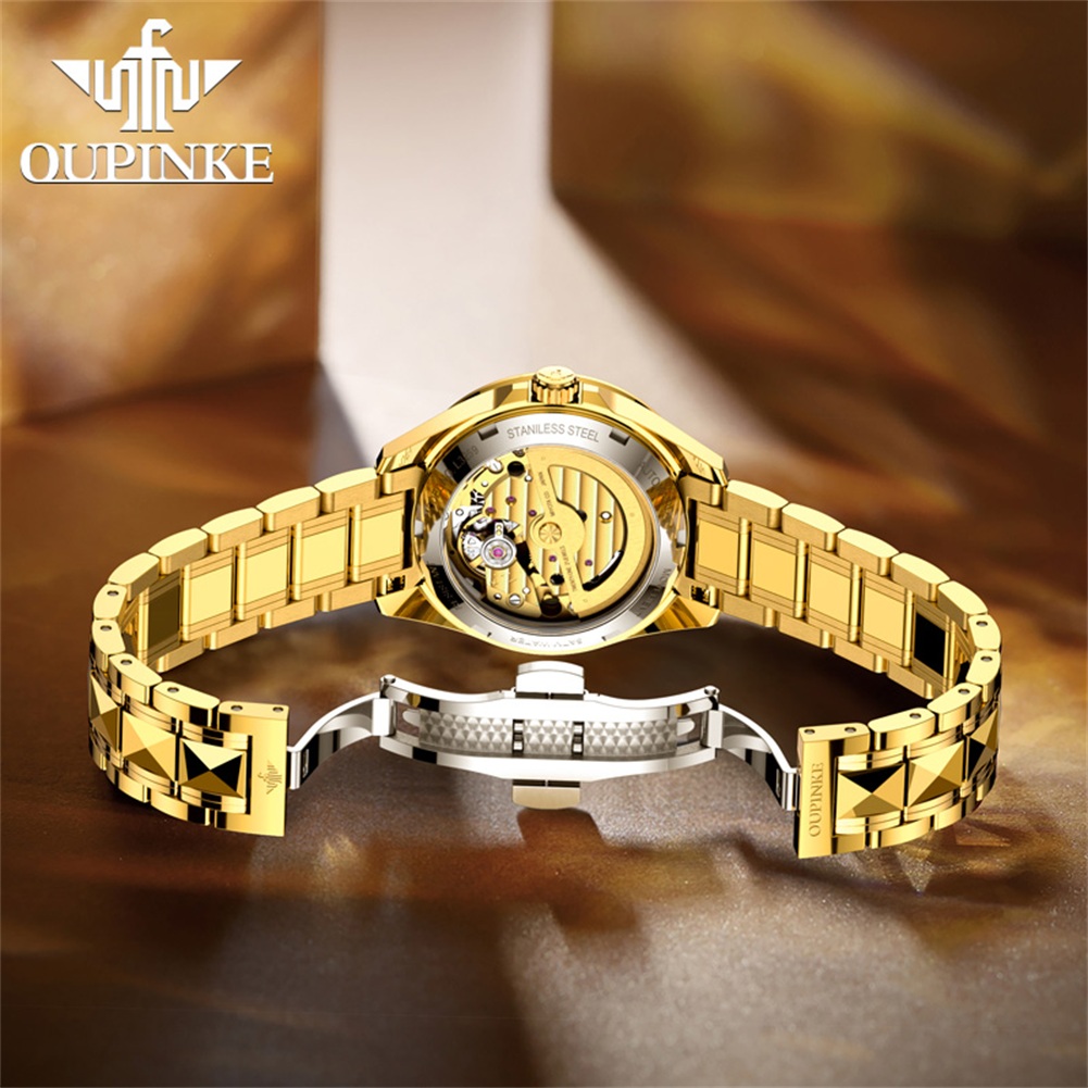 OUPINKE 3259 Real Gold Automat - Sapphire Crystal Display recensione e prezzo