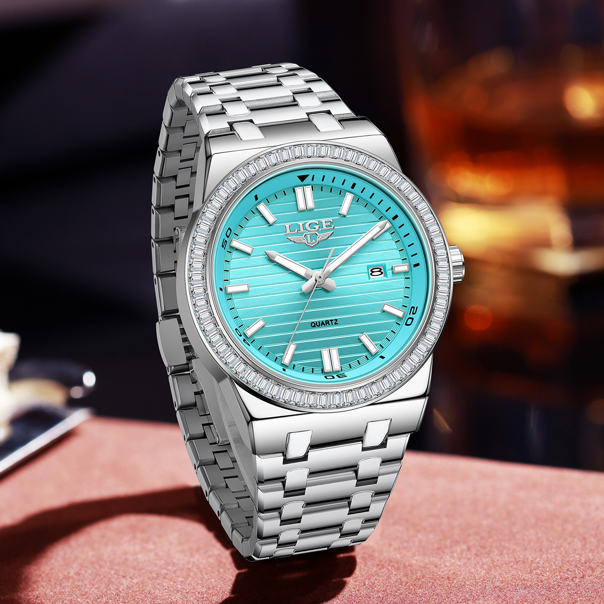 LIGE Mens Watches Top Brand Lu - Luxury Watch Mockup recensione e prezzo
