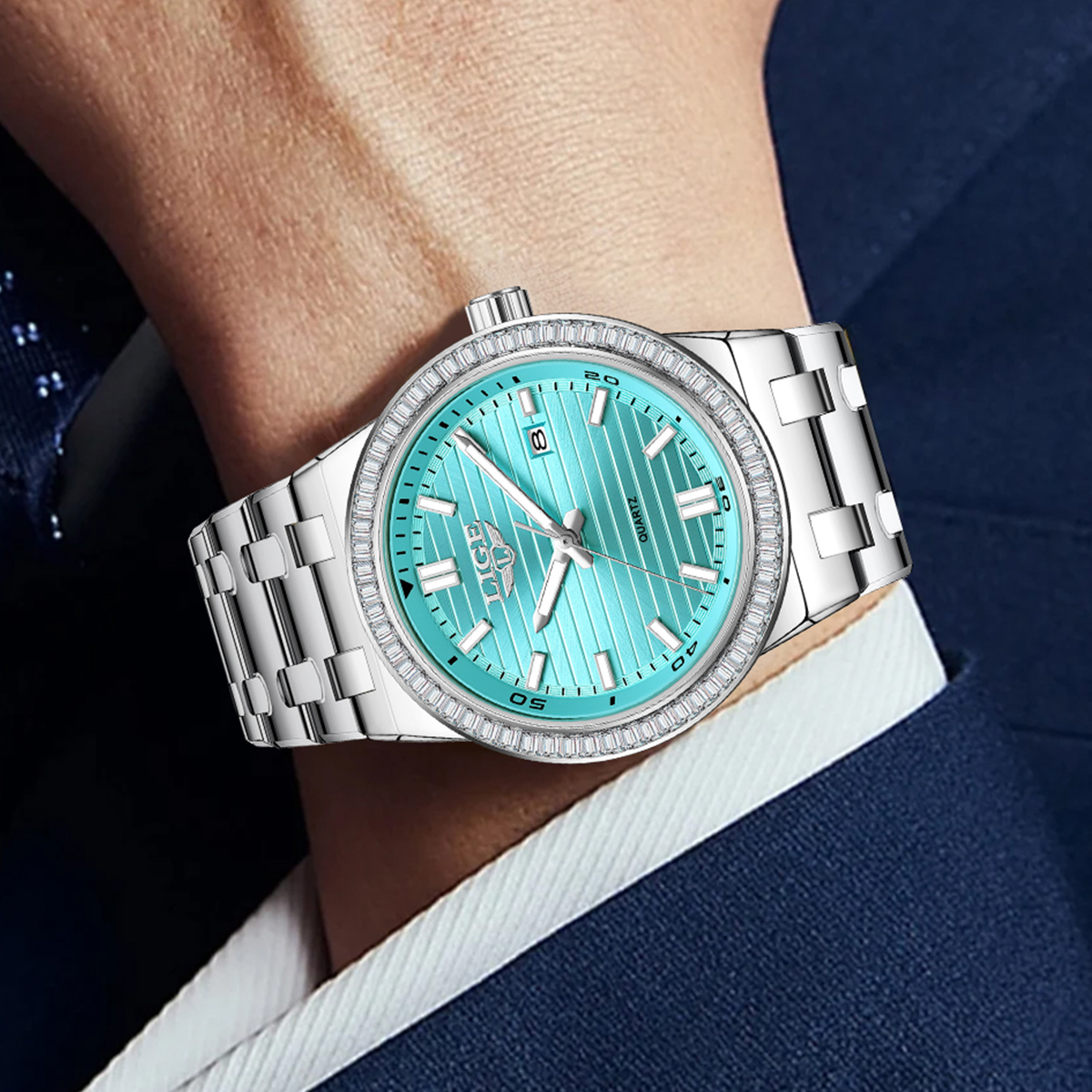 LIGE Mens Watches Top Brand Lu - Luxury Watch Mockup recensione e prezzo