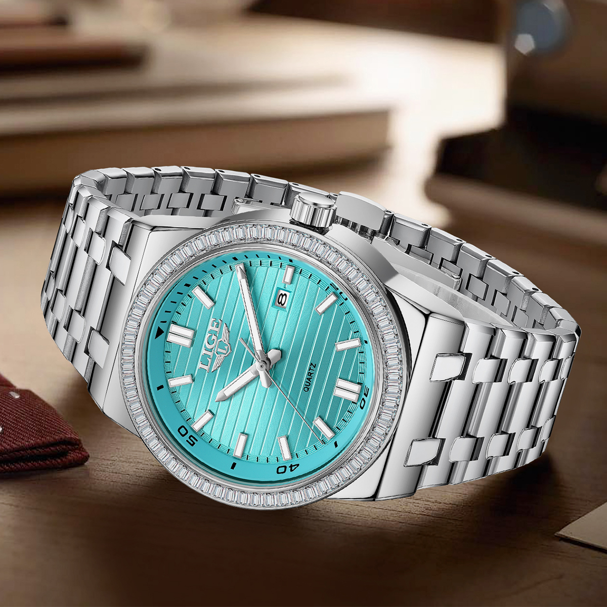LIGE Mens Watches Top Brand Lu - Luxury Watch Mockup recensione e prezzo