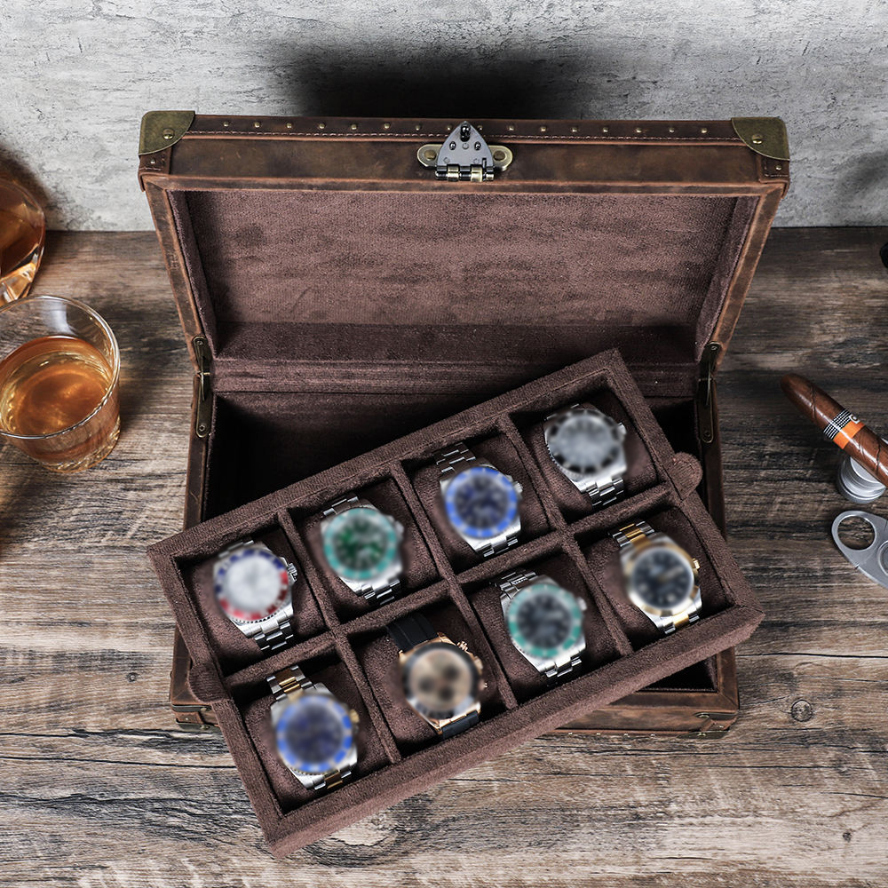 CONTACT'S FAMILY 8 Leather Cus - Luxury Watch Organizer recensione e prezzo