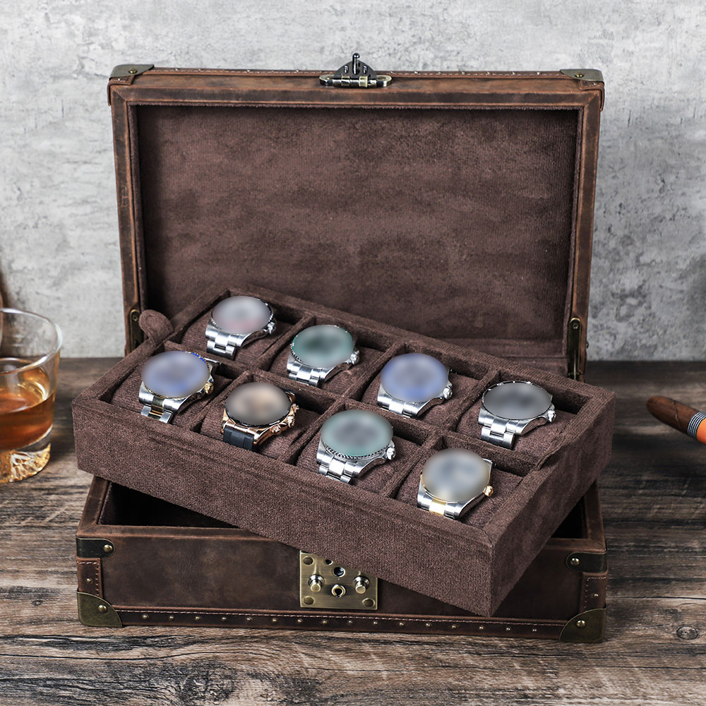CONTACT'S FAMILY 8 Leather Cus - Luxury Watch Organizer recensione e prezzo